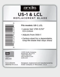Andis 66240 US-1 & LCL Replacement Blade Set -Hair Care Products Store 663