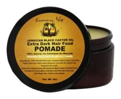 Sunny Isle Extra Dark Jamaican Black Castor Oil Hair Food Pomade, 4 Oz
