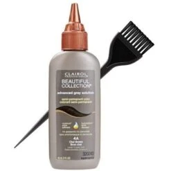 Clairol Professional Beautiful Collection Advanced Gray Solution Chai Brown #4A, 3oz
