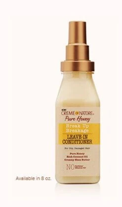 Creme Of Nature Pure Honey Break Up Breakage Leave In Conditioner, 8 Oz