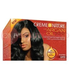 Creme Of Nature With Argan Oil From Morocco Advanced Straightening With Luminous Shine No-Lye Relaxer