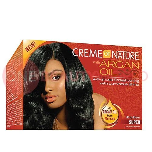 Creme Of Nature With Argan Oil From Morocco Advanced Straightening With Luminous Shine No-Lye Relaxer 3 Creme Of Nature With Argan Oil From Morocco Advanced Straightening With Luminous Shine No-Lye Relaxer