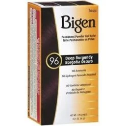 Bigen Permanent Hair Color Powder 96 Deep Burgundy, 0.21 Oz