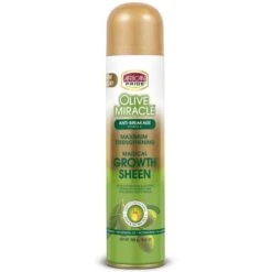 African Pride Olive Miracle Growth Sheen Spray, 8 Oz