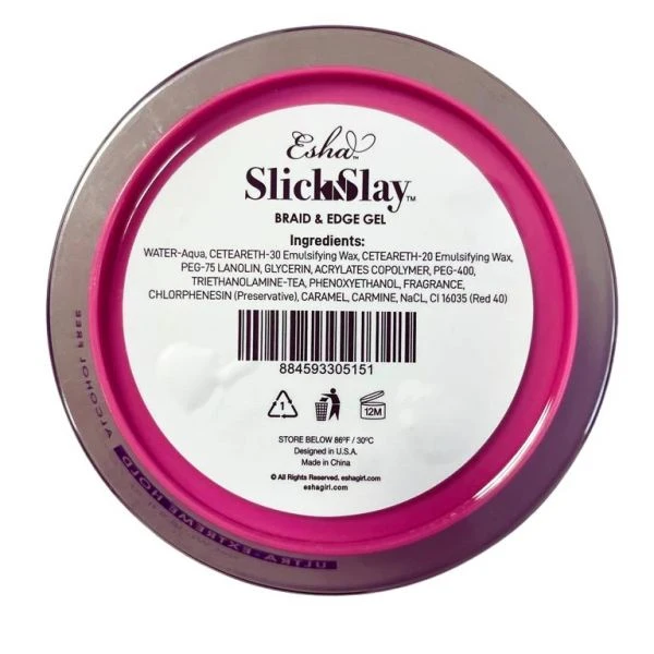 Esha Slick N Slay Braid N Edge Gel, 25 ML, 0.84 Fl Oz 4 Esha Slick N Slay Braid N Edge Gel, 25 ML, 0.84 Fl Oz - Image 2
