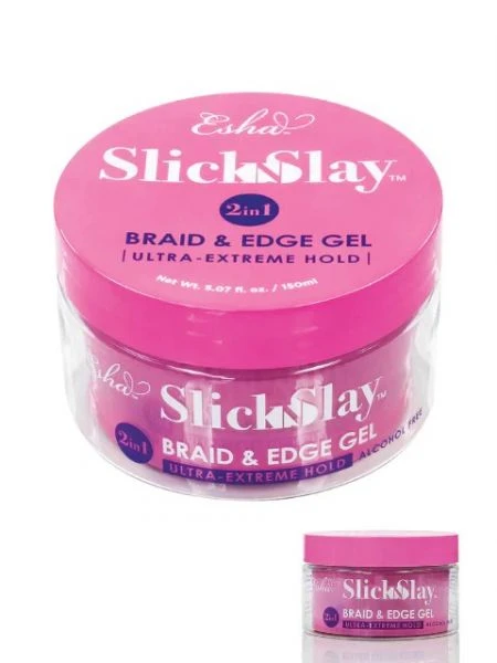 Esha Slick N Slay Braid N Edge Gel, 25 ML, 0.84 Fl Oz 3 Esha Slick N Slay Braid N Edge Gel, 25 ML, 0.84 Fl Oz