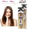 Clip On Extensions 22" Silky Straight 7Pcs 18 Clips 100% Remy Human Hair - Eve -Hair Care Products Store eve hair silky straight hair clip on extension 22 remi human hair 7 pcs onebeautyworld