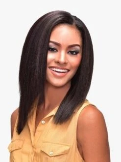 Extra Perm Yaki 16 Inch Soprano Platinum 100% Remi Human Hair Weave - Beauty Elements