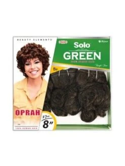 Oprah 8 Inch 3 Pcs Solo Green Remi 100 Human Hair Weave - Beauty Elements -Hair Care Products Store hh solo green oprah 8 human hair beauty.jpg.1