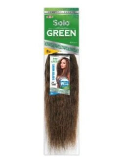 Super Wave 16 Inch Solo Green Wet And Wavy 100 Remi Human Hair Weave - Beauty Elements