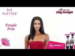 SILKY STRAIGHT Bloom Bundle Synthetic Weave By Mayde Beauty 7 SILKY STRAIGHT Bloom Bundle Synthetic Weave By Mayde Beauty -Hair Care Products Store hqdefault 12 82
