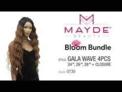 Gala Wave 4PCS + CLOSURE (24+26+28+CL) Mayde Beauty Bloom Bundle Weave 9 Gala Wave 4PCS + CLOSURE (24+26+28+CL) Mayde Beauty Bloom Bundle Weave -Hair Care Products Store hqdefault 14 33