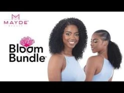 JERRY CURL 14 Inch By Mayde Beauty Bloom Bundle Weave -Hair Care Products Store hqdefault 14 36