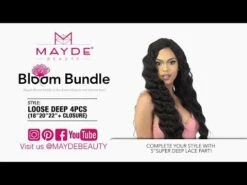 LOOSE DEEP 4Pcs (18+20+22+CL) Bloom Bundle Weave By Mayde Beauty -Hair Care Products Store hqdefault 14 44
