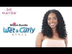 WET & CURLY 001 14 Inch Bloom Bundle Weave By Mayde Beauty -Hair Care Products Store hqdefault 14 46