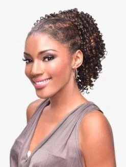 Indian Jerry Destiny Premium Realistic Fiber Drawstring Hair Clip - Beauty Elements