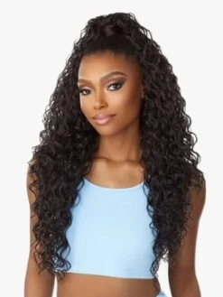 UD 16 4in1 Instant Up N Down Half Wig Pony Drawstring Sensationnel
