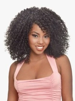 Kinky 4B 16 Inch Destiny Premium Realistic Fiber MultiCap Wig - Beauty Elements