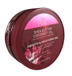 Lusters Pink Shea Butter Coconut Oil Smooth & Hold Edge Gel, 4.5 Oz