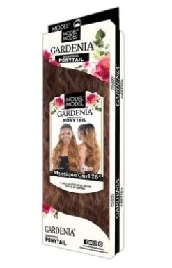 Mystique Curl 26 Gardenia Drawstring Ponytail Model Model -Hair Care Products Store mystique curl 26 gardenia drawstring ponytail model model obw2