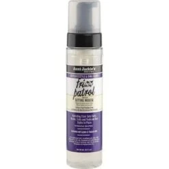 Frizz Patrol - Setting Mousse -Grapeseed Style & Shine By Aunt Jackie's Curls & Coils, 8.5 Oz