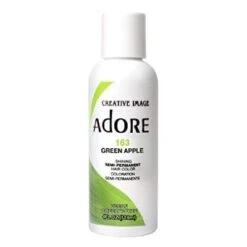 Adore Semi-Permanent Hair Color Green Apple163, 4 Oz