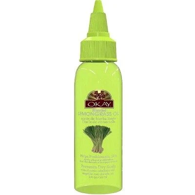 OKAY Blended LemonGrass Oil For Hair And Skin, 2 Oz