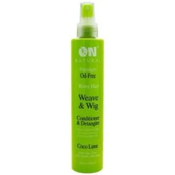 ON Natural Weave & Wig Conditioner & Detangler CoCo Lime, 8.0 Oz