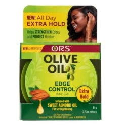ORS Olive Oil Edge Control Hair Gel, 2.25 Oz