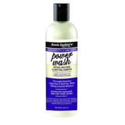 Power Wash - Intense Moisture Clarifying Shampoo - Grapeseed Style & Shine By Aunt Jackie's Curls & Coils, 12 Oz