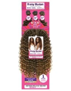 Remy Illusion Deep Wave 3 Pcs + 6x6 Wide Part Closure Hair Bundle By Janet Collection -Hair Care Products Store remy illusion deep wave 3pcs 6x6 closure hair bundle janet collection 1.jpg1 1