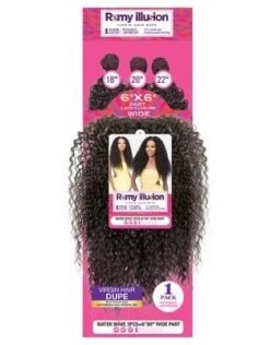 Remy Illusion Water Wave 3Pcs + Wide Part Closure Weave By Janet Collection -Hair Care Products Store remy illusion water wave 3pcs wide part closure weave janet collection obw.jpg1