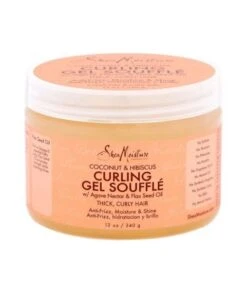 Shea Moisture Coconut And Hibiscus Curl & Shine Curling Gel Souffle, 12 Oz