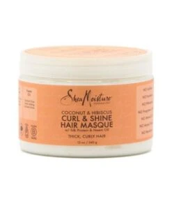 Shea Moisture Coconut And Hibiscus Curl & Shine Hair Masque, 12 Oz