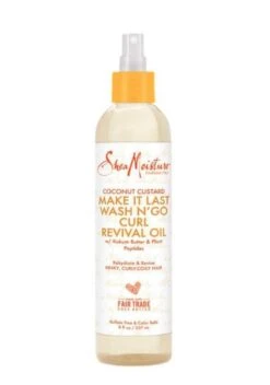 Shea Moisture SheaMoisture Coconut Custard Make It Last Wash N Go Curl Revival Oil, 8 Oz