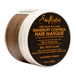 Shea Moisture African Black Soap Dandruff Control Hair Masque, 12 Oz