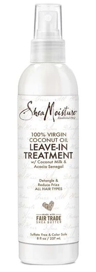 Shea Moisture SheaMoisture 100% Virgin Coconut Oil Leave In Treatment, 8 Oz