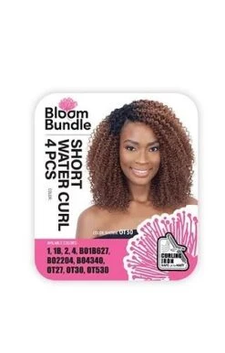 SHORT WATER CURL 4PCS Mayde Beauty Bloom Bundle Weave -Hair Care Products Store short water curl 4pcs mayde beauty bloom bundle weave onebeautyworld 2