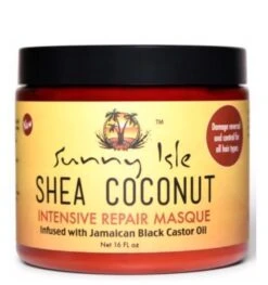 Sunny Isle Shea Coconut Intensive Repair Masque, 16 Oz