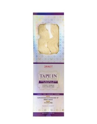 Tape In Body Wave 18 Natural Remy Human Hair Extension Janet Collection 4 Tape In Body Wave 18 Natural Remy Human Hair Extension Janet Collection - Image 2