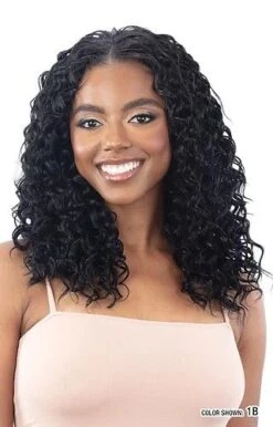 WET & CURLY 001 14 Inch Bloom Bundle Weave By Mayde Beauty
