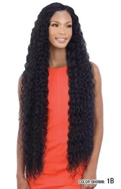 WET & CURLY 001 36 Inch Synthetic Bloom Bundle Weave By Mayde Beauty